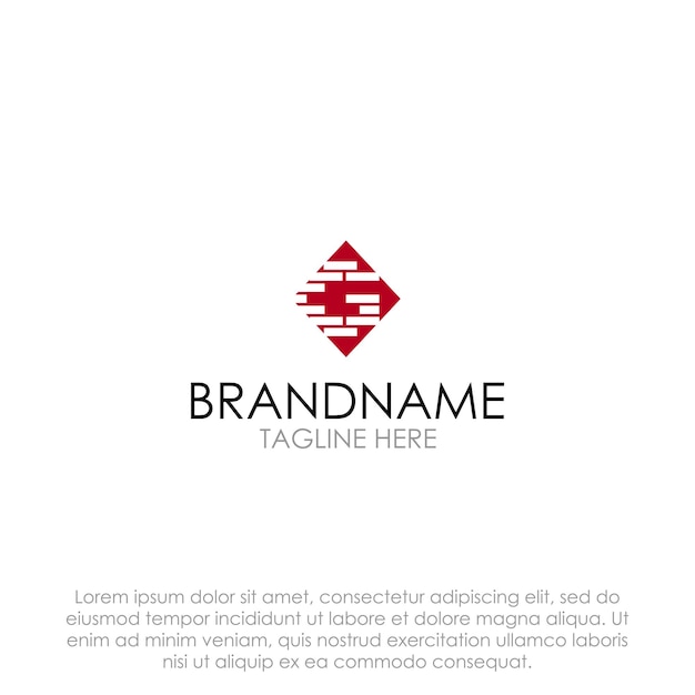 vector de logotipo plano de letra g de ladrillo simple