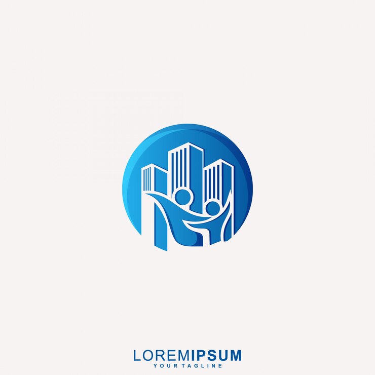 Vector vector de logotipo premium inmobiliario