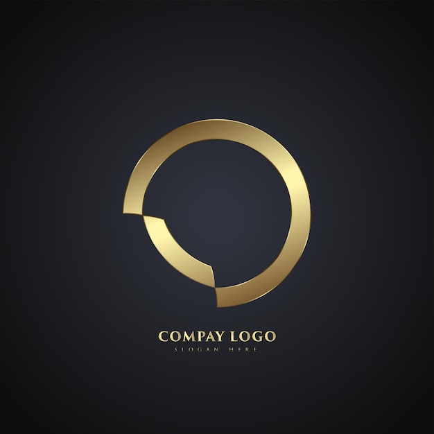 Un vector de logotipo premuim Empresa de lujo Diseño de logotipo Vector de oro Plantillas de logotipo