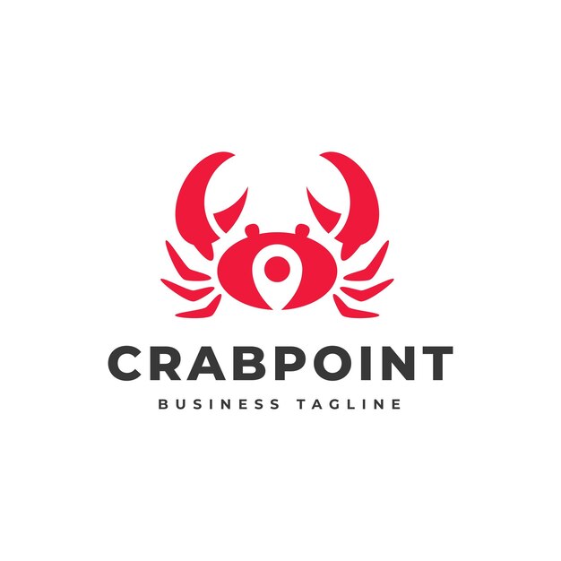 Vector del logotipo de la punta del cangrejo