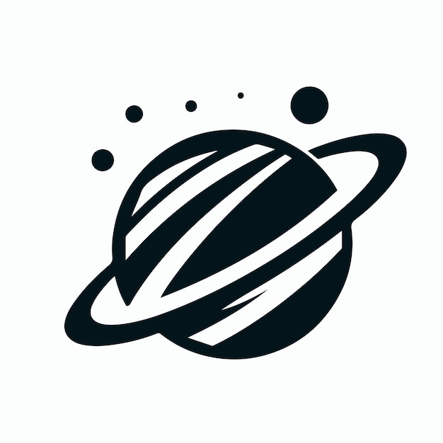 Vector del logotipo de Saturno