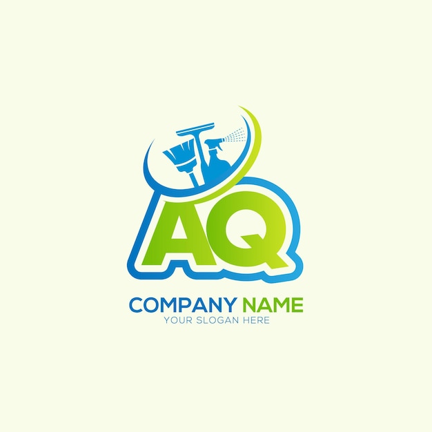 Vector de logotipo del servicio de limpieza