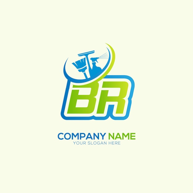 Vector del logotipo del servicio de limpieza