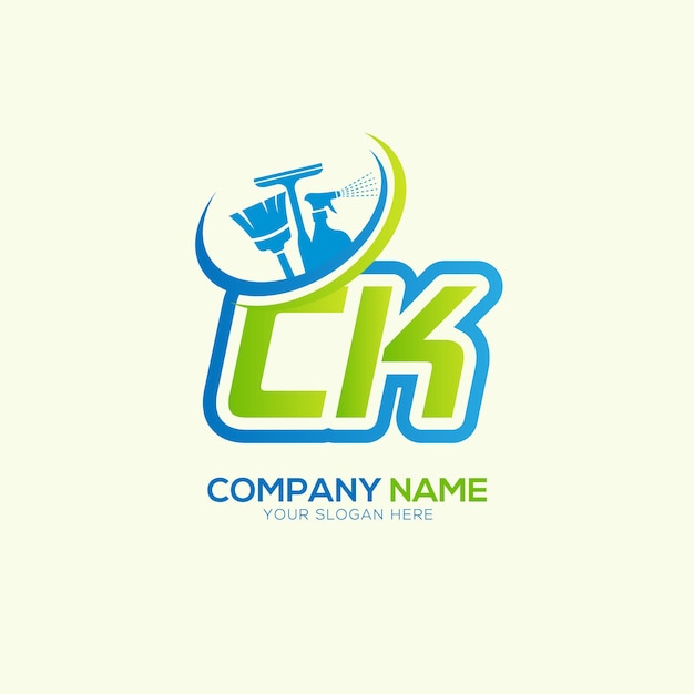 Vector del logotipo del servicio de limpieza