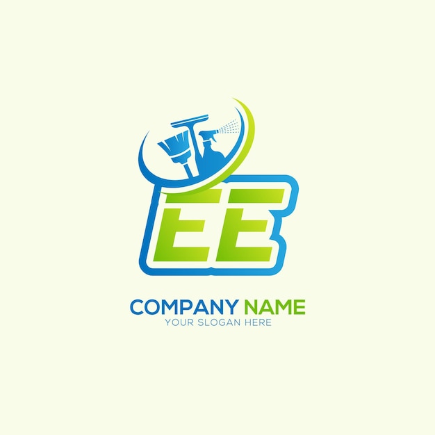 Vector del logotipo del servicio de limpieza
