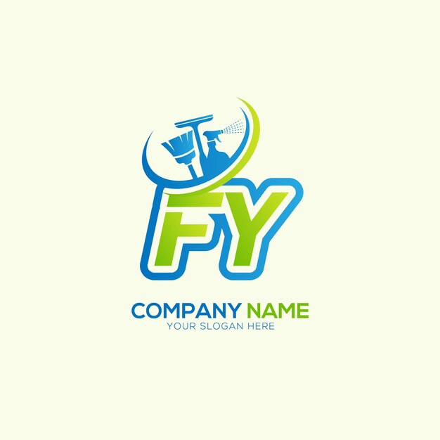 Vector del logotipo del servicio de limpieza