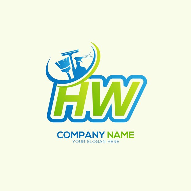 Vector del logotipo del servicio de limpieza