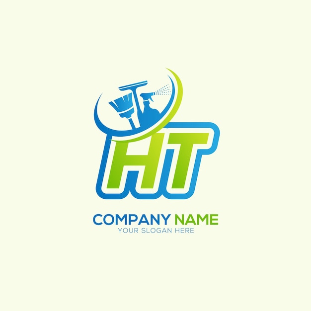 Vector del logotipo del servicio de limpieza
