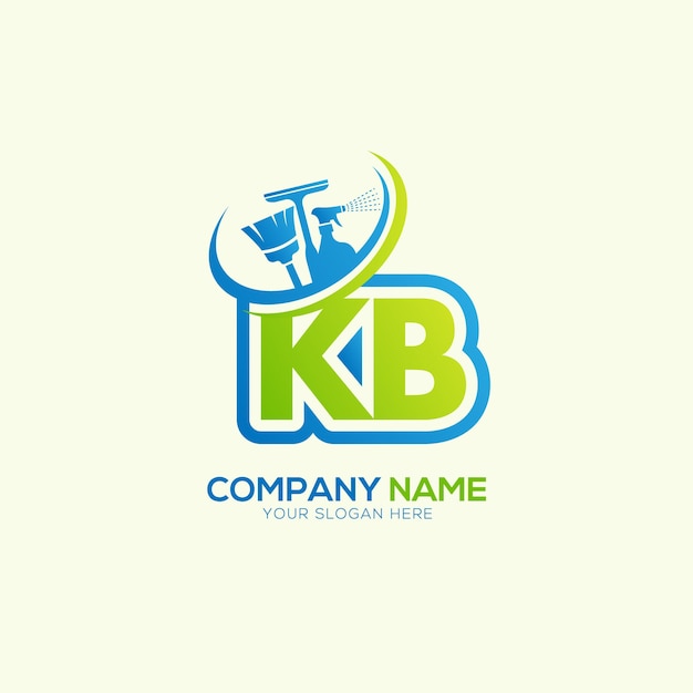 Vector de logotipo del servicio de limpieza