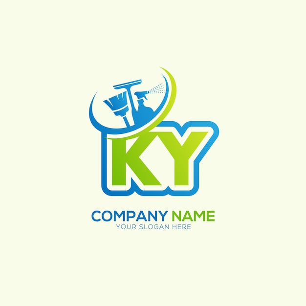 Vector del logotipo del servicio de limpieza