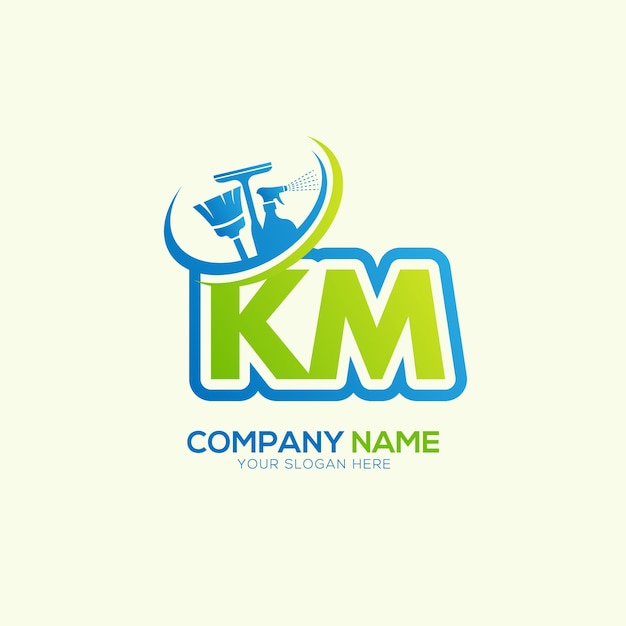 Vector de logotipo del servicio de limpieza