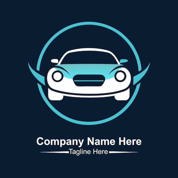 Vector del logotipo de servicio y reparación de automóviles