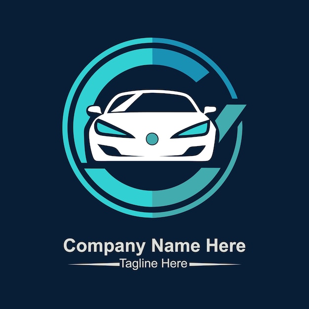 Vector del logotipo de servicio y reparación de automóviles