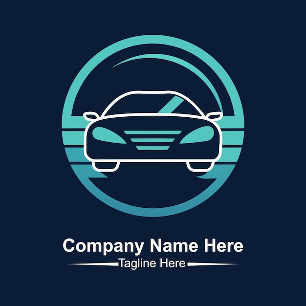 Vector del logotipo de servicio y reparación de automóviles