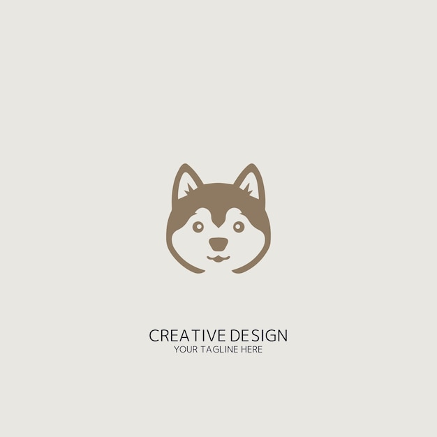 Vector del logotipo de Shiba inu