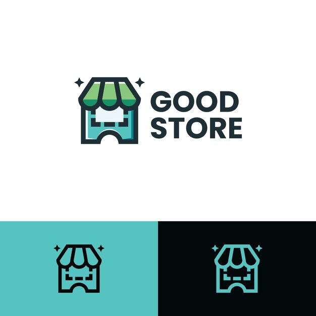 vector del logotipo de la tienda de vales