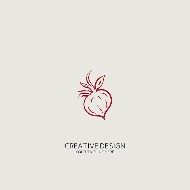 vector de logotipo de tomate