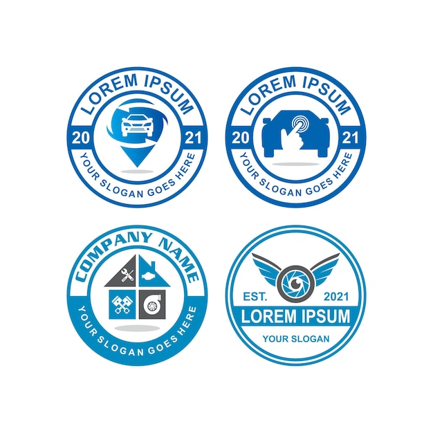 vector de logotipo de transporte de logotipo automotriz