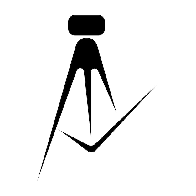 Vector de logotipo de trípode