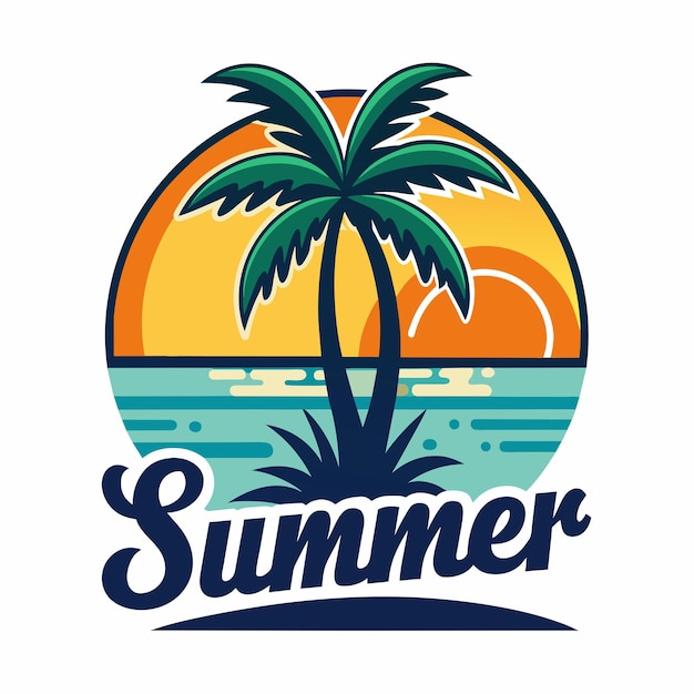 Vector del logotipo de verano 22