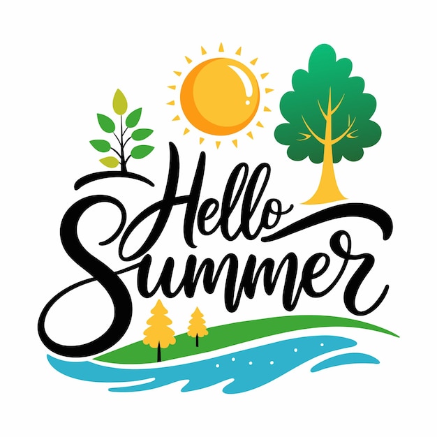 Vector del logotipo de verano 33