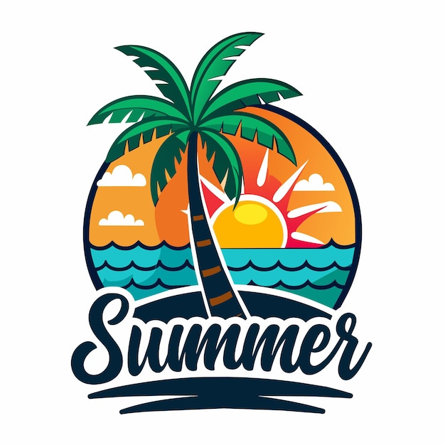 Vector del logotipo de verano 6