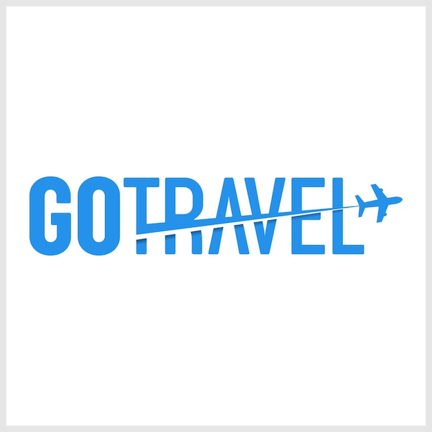 El vector del logotipo de viaje de Go La letra G El icono del logotipo del viaje aéreo El diseño del icono del logó de viaje de verano