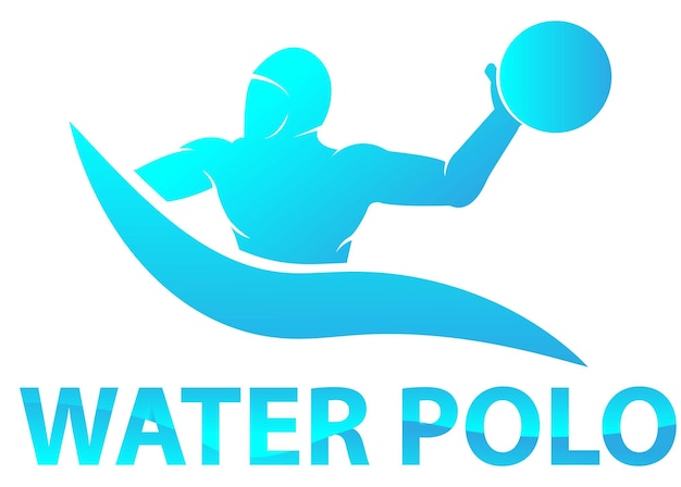 Vector de logotipo de waterpolo web