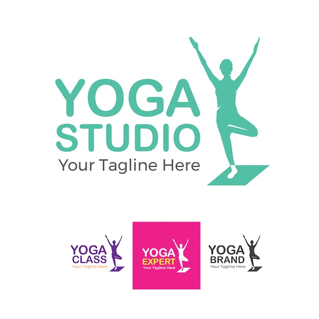 Vector Logotipo De Yoga