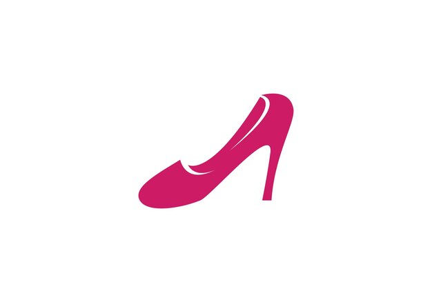 Vector de logotipo de zapatos de mujer