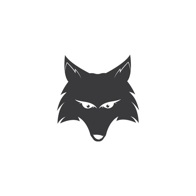 Vector de logotipo de zorro de círculo creativo Plantilla de logotipo de zorro redondo