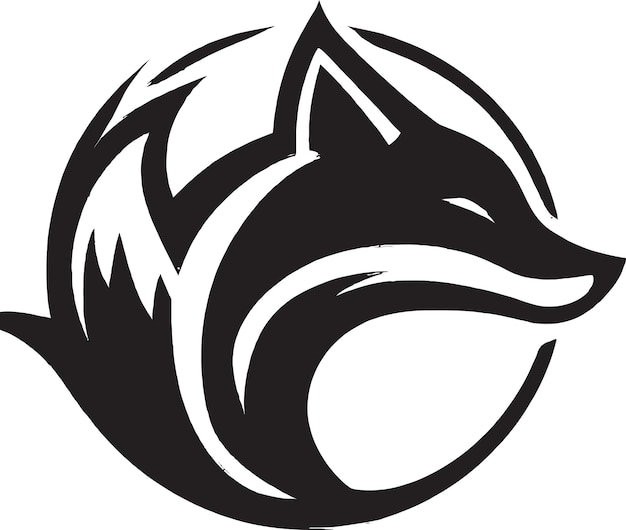 vector del logotipo del zorro del desierto