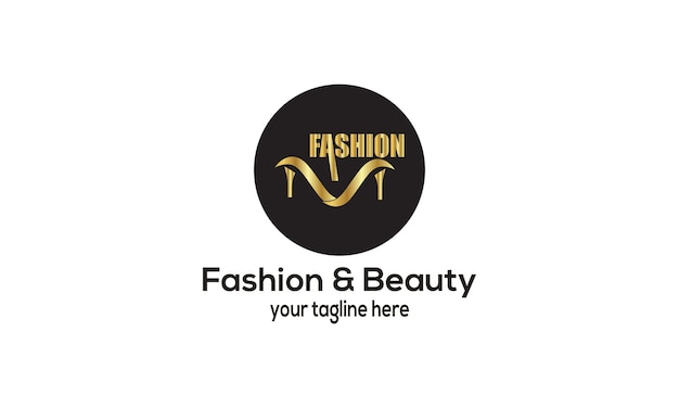 Vector vector de logotipos de moda y tiendas de belleza