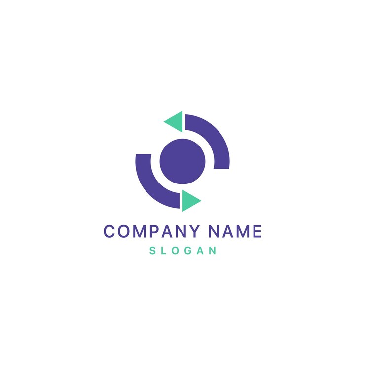 El vector de logro de la aplicación del logotipo de los servicios