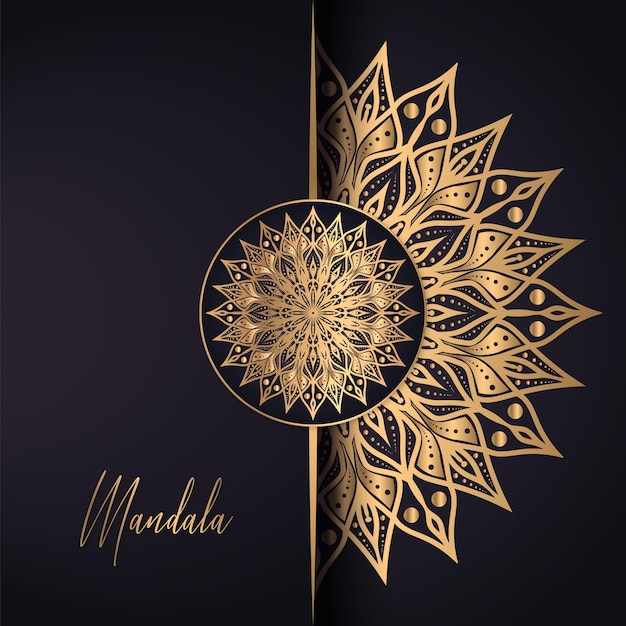 Vector de lujo mandala BD