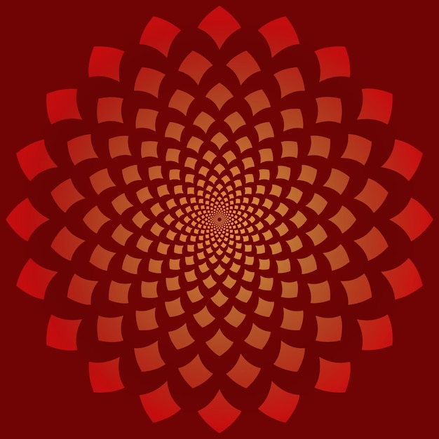 Vector de lujo ornamental colorido mandala diseño de fondo