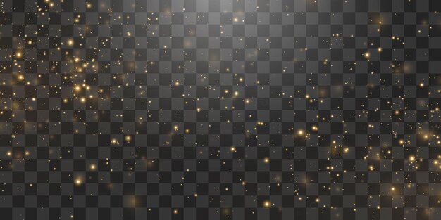 Vector luz mágica polvo brillo polvoriento