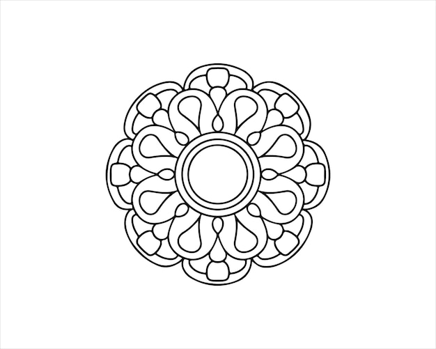 Vector Mandala diseña simetría y creatividad