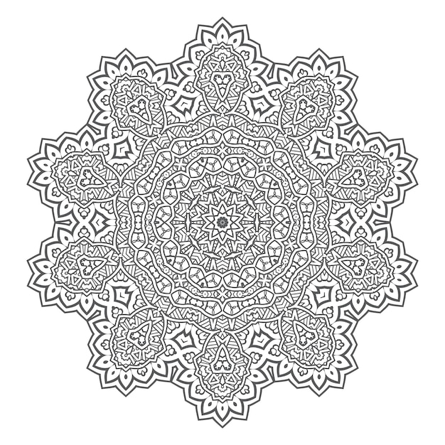 vector de mandala elegante para el diseño