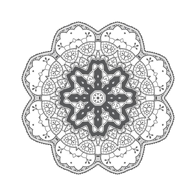 Vector de mandala elegante para el diseño