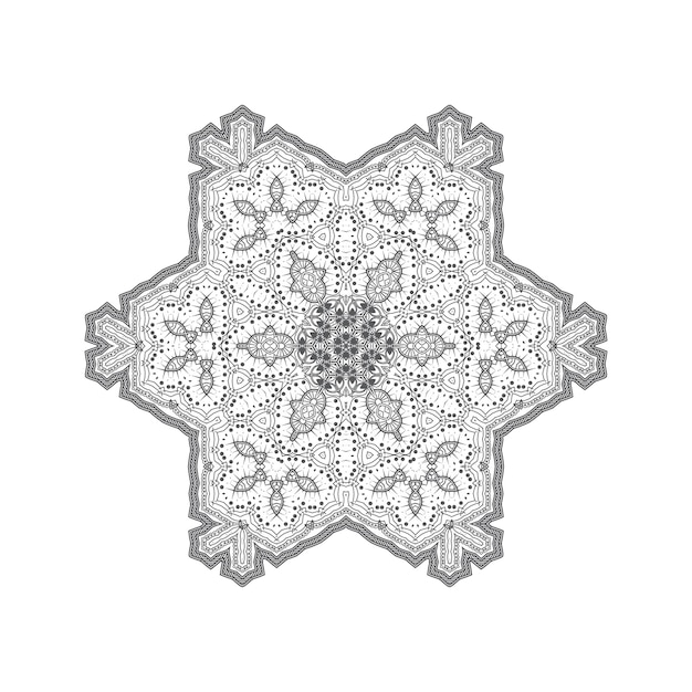 vector de mandala elegante para el diseño