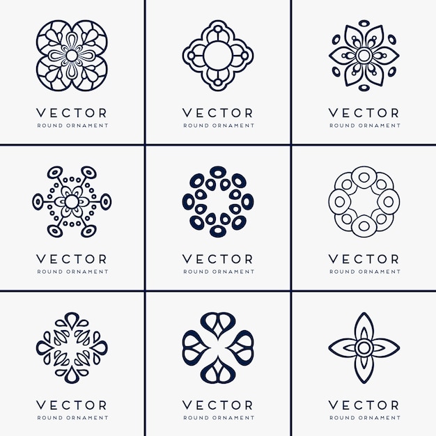 Vector vector mandala étnica