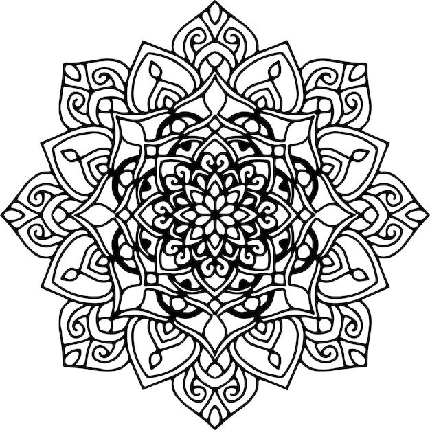 Vector mandala flor de mandala