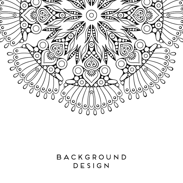 Vector Mandala fondo
