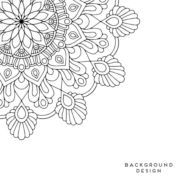Vector Mandala fondo