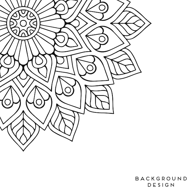 Vector mandala de fondo