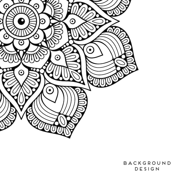 Vector Mandala fondo