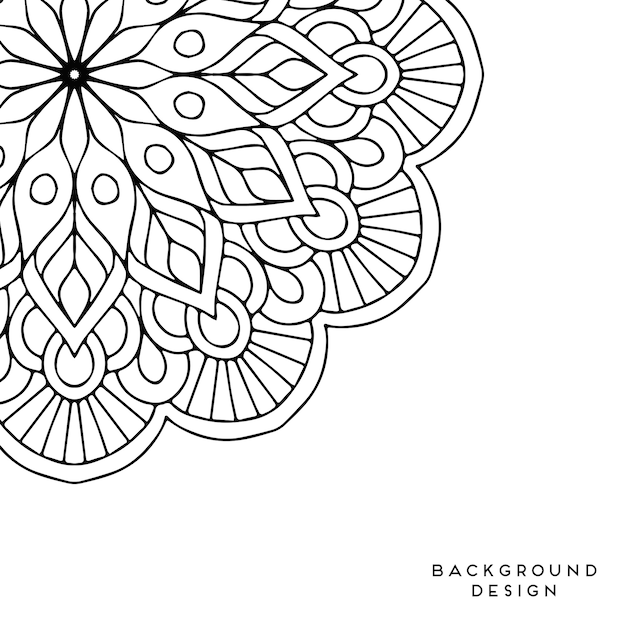 Vector mandala de fondo