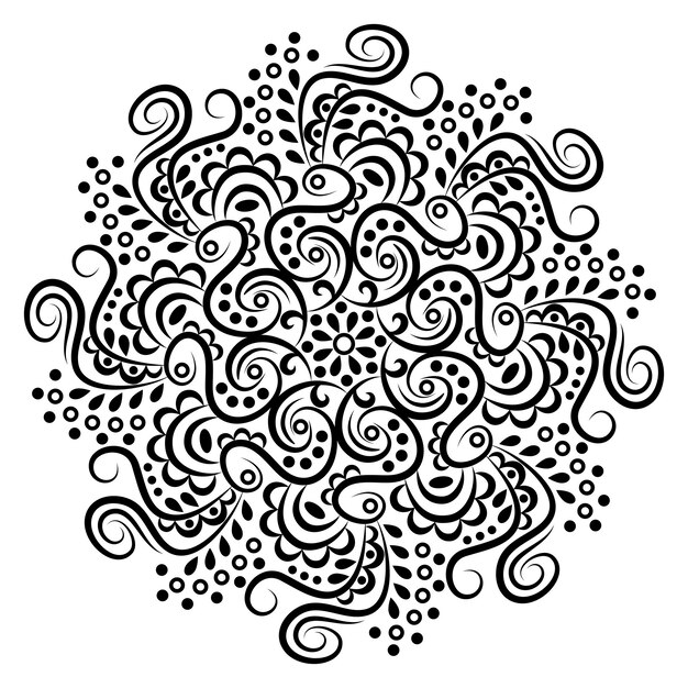 vector de mandala de fondo