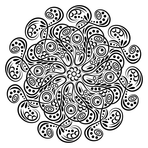 vector de mandala de fondo